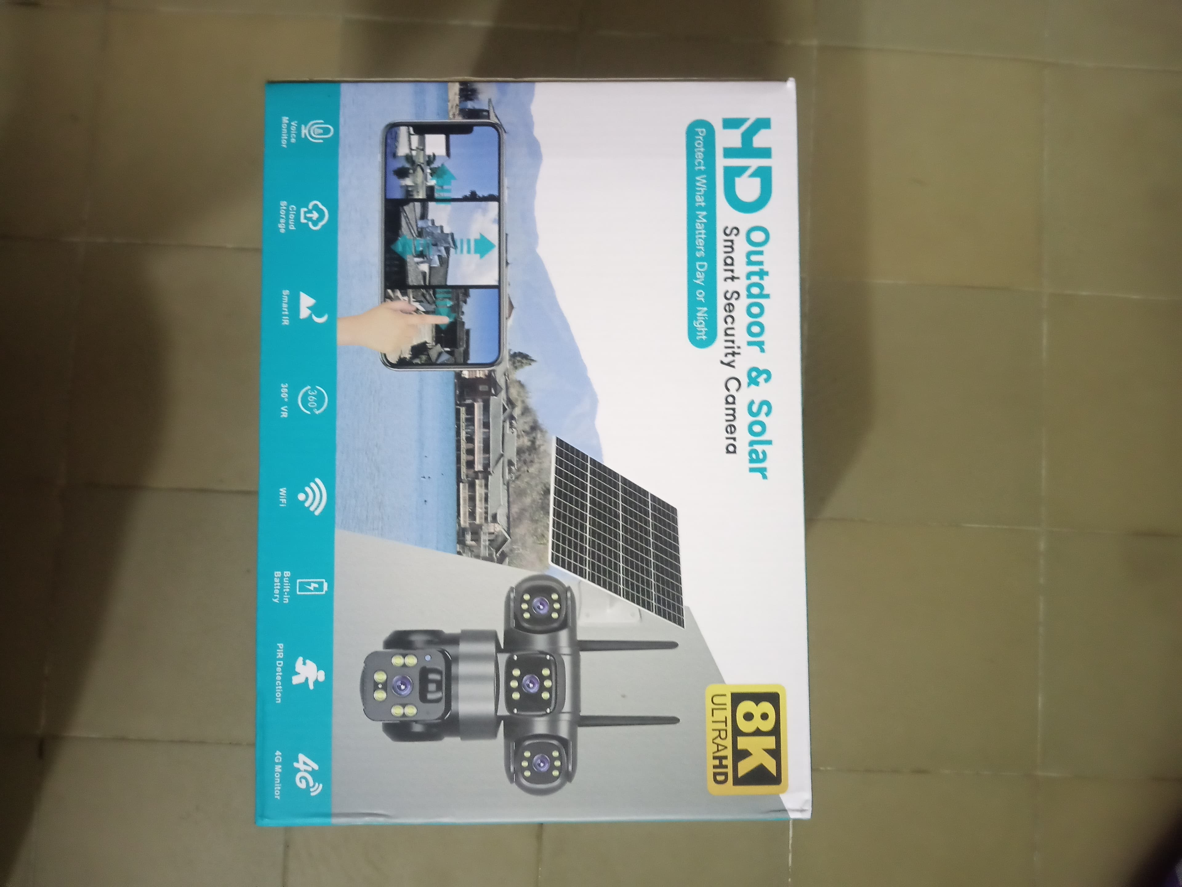 CAMERA SOLAIRE 8K MULTI OBJECTIF