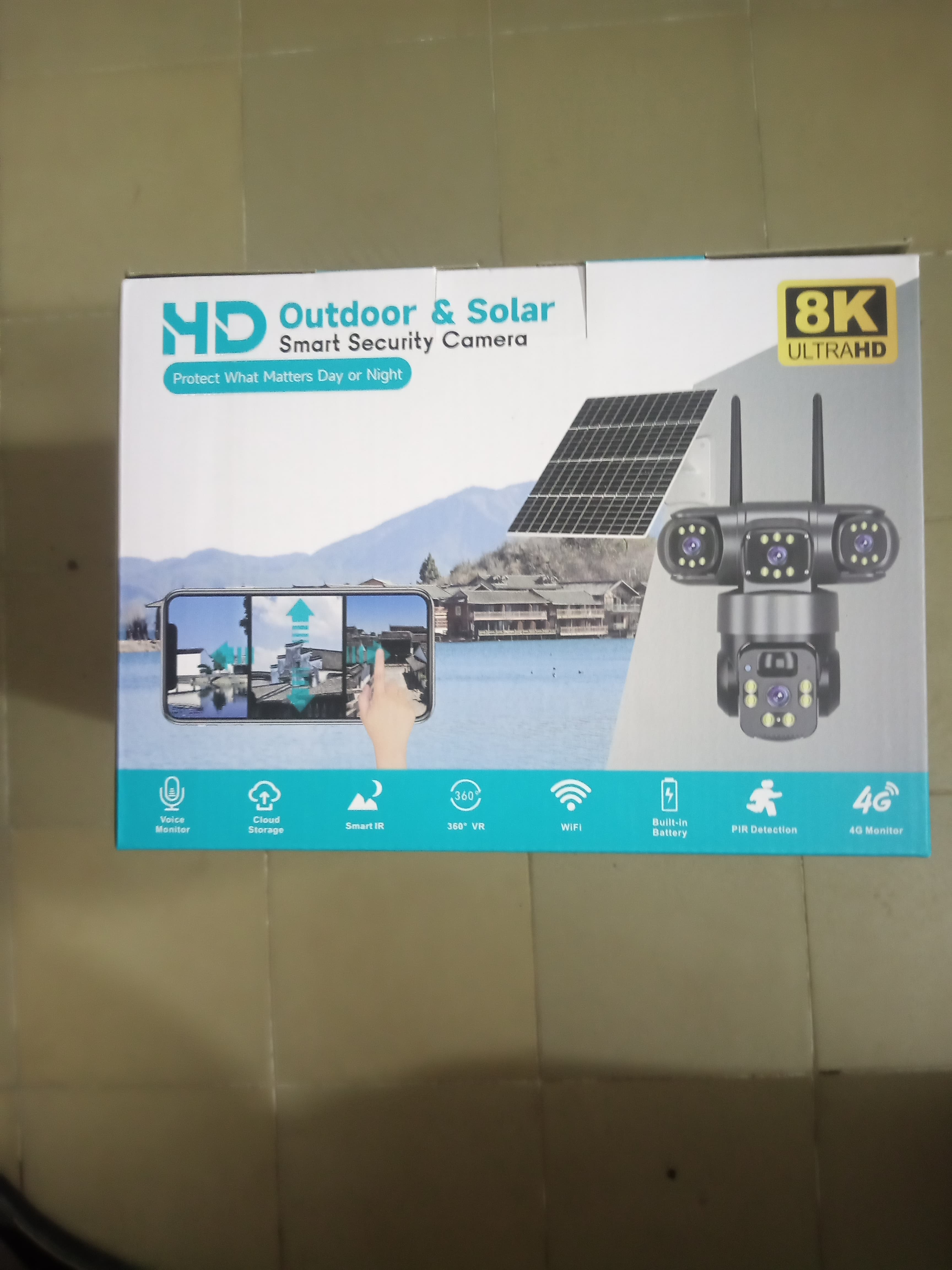 CAMERA SOLAIRE 8K MULTI OBJECTIF
