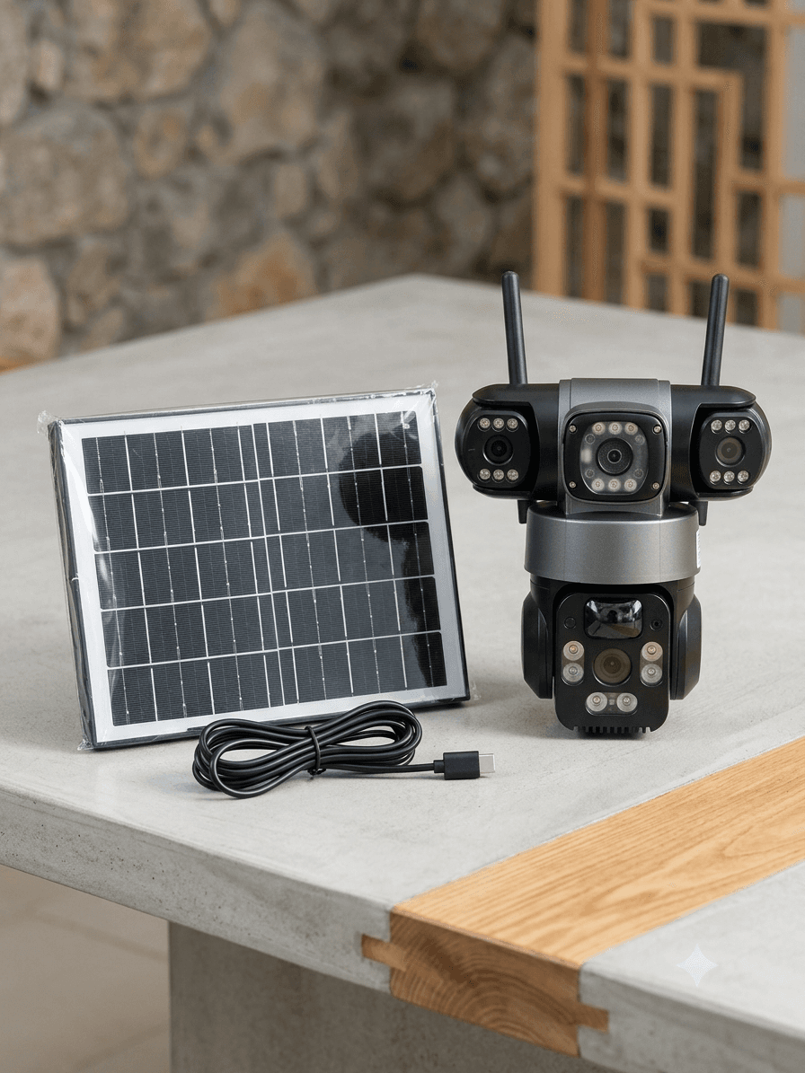 CAMERA SOLAIRE 8K MULTI OBJECTIF