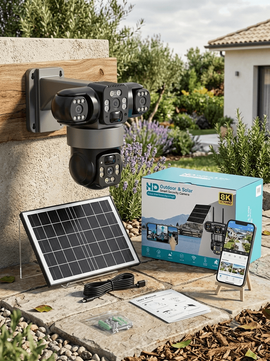CAMERA SOLAIRE 8K MULTI OBJECTIF